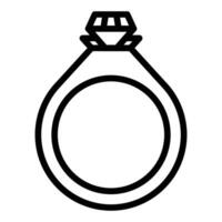 Mannen ring lijn icoon ontwerp vector