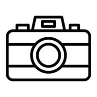 camera lijn icoon ontwerp vector