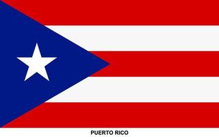 vlag van puerto rico, puerto rico nationaal vlag vector