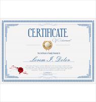 Certificaat vector