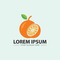 fruit icoon en fruit logo ontwerp vers fruit tropisch natuur voedsel illustratie vector