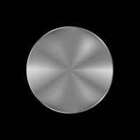 cirkel met modern metaal textuur. vector