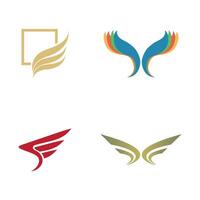 Vleugels logo symbool vector