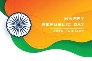 gelukkig republiek dag van Indië creatief banier ontwerp vector