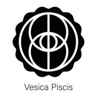 modieus blaas piscis vector