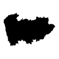 noorden regio kaart, administratief divisie van Portugal. illustratie. vector