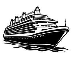 schip illustratie ontwerp vector