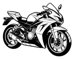 illustratie van een motorfiets vector