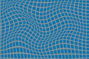 gemakkelijk abstract zakelijke lucht blauw kleur plein doos golvend vervormen patroon Aan grijs achtergrond een blauw patroon met pleinen Leuk vinden cirkels en pleinen vector