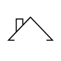 huis dak icoon . dak illustratie teken. dak symbool. tapijt logo. vector
