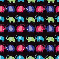 olifant silhouetten naadloos patroon ontwerp vector