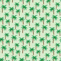tropisch kokosnoot bomen naadloos strand patroon vector