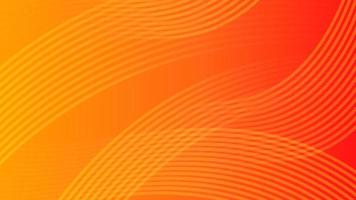 moderne golf curve abstracte presentatie achtergrond. abstracte heldere oranje kleur streeppatroon met geometrische elementen. oranje achtergrond. vector illustratie ontwerp