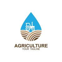 landbouw logo, boerderij land- logo ontwerp sjabloon ontwerp vector