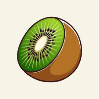 illustratie van kiwi fruit vector