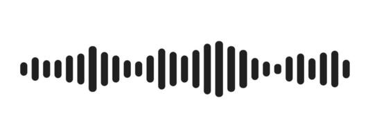 geluid Golf decibel audio Vermelding gemakkelijk stem bericht icoon geïsoleerd Aan wit achtergrond. podcast speler, muziek- spoor. vector