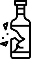 fles drinken icoon symbool afbeelding. illustratie van de drinken water fles glas ontwerp beeld vector