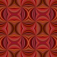bruin naadloos psychedelisch abstract wervelende straal barsten streep patroon achtergrond vector