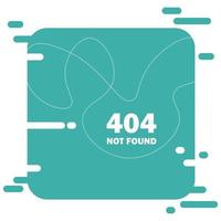 fout 404 pagina niet gevonden lay-out vectorontwerp. website modern creatief concept vector