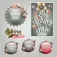 lente verkoop banner vector