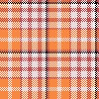 plaid patronen naadloos. traditioneel Schots geruit achtergrond. traditioneel Schots geweven kleding stof. houthakker overhemd flanel textiel. patroon tegel swatch inbegrepen. vector