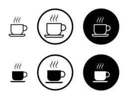 koffie icoon set. vector