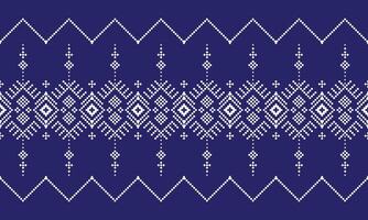 pixel plein patroon en blauw achtergrond vector