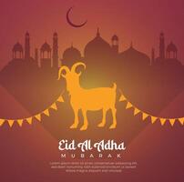 eid mubarak- eid mubarak sociaal media post - Islamitisch ontwerp - eid achtergrond - eid ul adha, eid al adha ontwerp vector