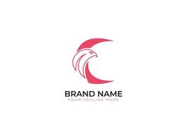 creatief adelaar maskot logo ontwerp vector