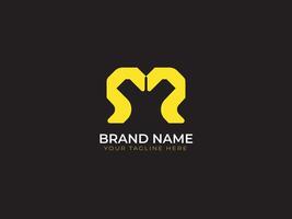 creatief monogram merk identiteit logo ontwerp vector