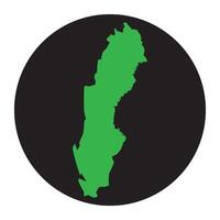 vectoren illustratie icoon kaart land Zweden symbool ontwerp