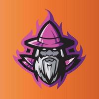 gamer mascot logo ontwerp vector, gamer illustratie voor sportteam. moderne illustratorconceptstijl voor badge vector