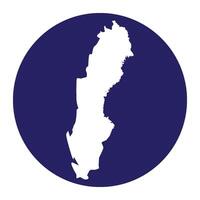 vectoren illustratie icoon kaart land Zweden symbool ontwerp
