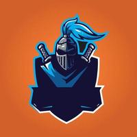 gamer mascot logo ontwerp vector, gamer illustratie voor sportteam. moderne illustratorconceptstijl voor badge vector