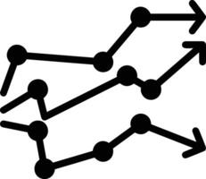 tabel icoon symbool beeld voor gegevens statistisch analyse illustratie vector