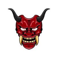 oni japanse duivel masker illustratie vector