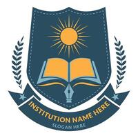 onderwijs logo ontwerp sjabloon voor school- en organisatie vector