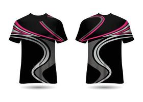 sport race jersey ontwerpsjabloon voor teamuniformen vector