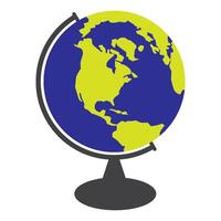 wereldbol logo ontwerp vector
