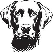 labrador retriever hond clip art, labrador retriever zwart vector