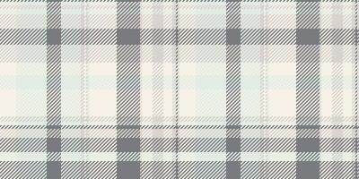 honden naadloos achtergrond, handdoek kleding stof plaid patroon. nieuw jaar structuur controleren Schotse ruit textiel in wit en linnen kleuren. vector