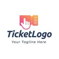reizen ticket logo of icoon kleur vector