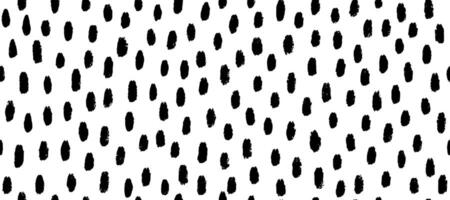 klein scheutje patroon naadloos minimalistische scheutje patroon, klein zwart punt elementen Aan wit achtergrond vector