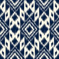 naadloos patroon etnisch abstract achtergrond ronde ikat patroongeometrisch kromme ontwerp voor mode kleren, textiel, inpakken, decoratie achtergrond. vector