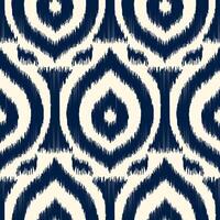 naadloos patroon etnisch abstract achtergrond ronde ikat patroongeometrisch kromme ontwerp voor mode kleren, textiel, inpakken, decoratie achtergrond. vector