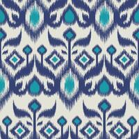 naadloos patroon etnisch abstract achtergrond ronde ikat patroongeometrisch kromme ontwerp voor mode kleren, textiel, inpakken, decoratie achtergrond. vector