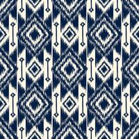 naadloos patroon etnisch abstract achtergrond ronde ikat patroongeometrisch kromme ontwerp voor mode kleren, textiel, inpakken, decoratie achtergrond. vector