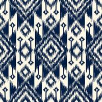 naadloos patroon etnisch abstract achtergrond ronde ikat patroongeometrisch kromme ontwerp voor mode kleren, textiel, inpakken, decoratie achtergrond. vector