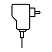 pictogram adapterlijn vector