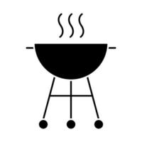 barbecue glyph-pictogram vector